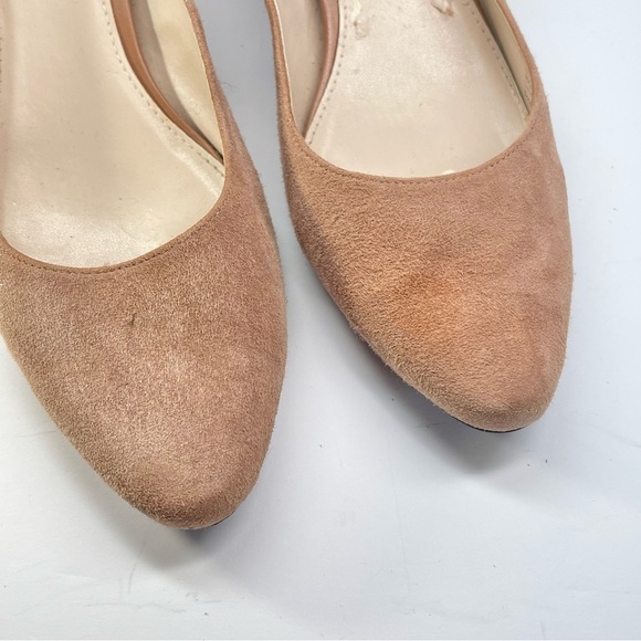 Cole Haan Suede Heels Women’s Size 8.5 Blush Block Heel - Picture 7 of 11